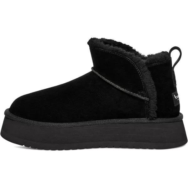 Koolaburra by UGG Womens Koola Ultra Mini Platform Ankle BootBlack