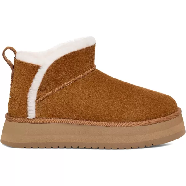 Koolaburra by UGG Womens Koola Ultra Mini Platform Ankle BootChestnut