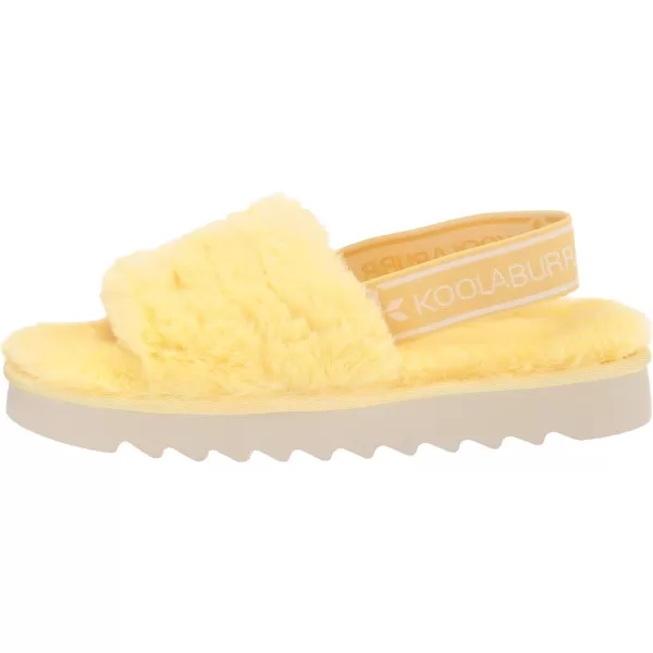 Koolaburra by UGG Girls K Fuzzn SandalPale Banana