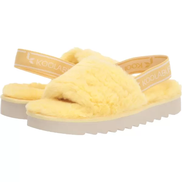 Koolaburra by UGG Girls K Fuzzn SandalPale Banana