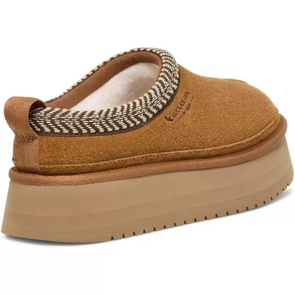 Koolaburra by UGG Womens Burree Platform SlipperChestnut