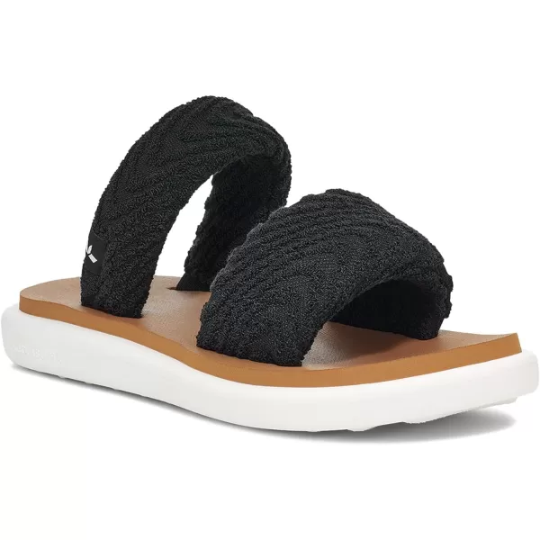 Womens Alane Terry Slide SandalBlack