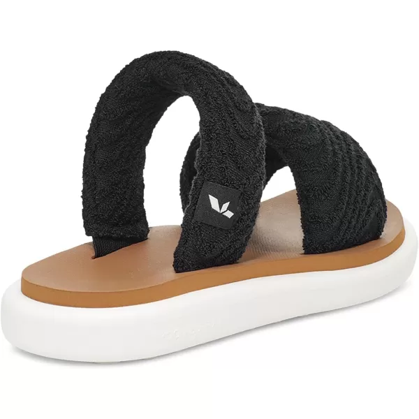 Womens Alane Terry Slide SandalBlack