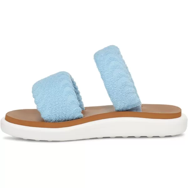 Womens Alane Terry Slide SandalClear Sky