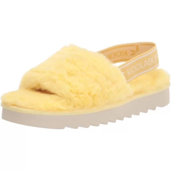 Koolaburra by UGG Girls K Fuzzn SandalPale Banana