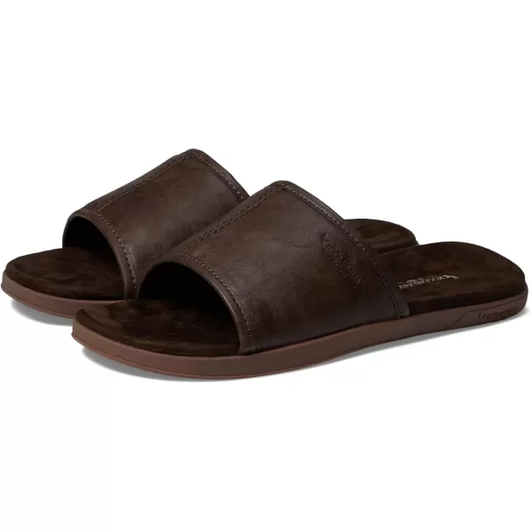 Koolaburra by UGG Mens Treeve Slide SandalChocolate Brown