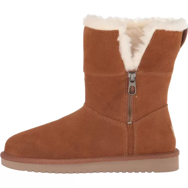 Koolaburra by UGG Womens Aribel Short Mid Calf BootChestnut