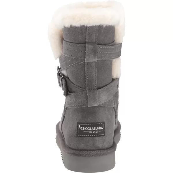 Koolaburra by UGG Womens Delene Short Fashion BootStone Grey