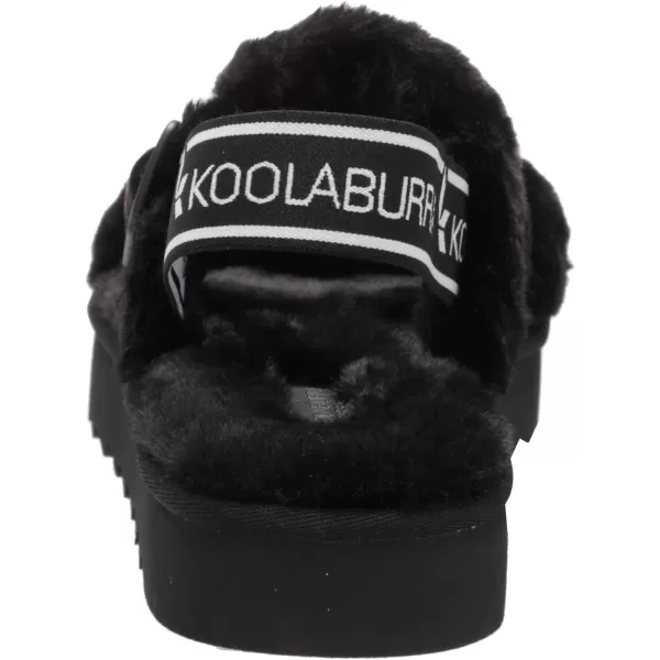 Koolaburra by UGG Womens Fuzzoh SandalBlack