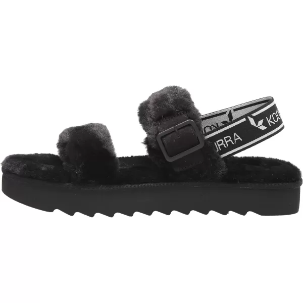 Koolaburra by UGG Womens Fuzzoh SandalBlack