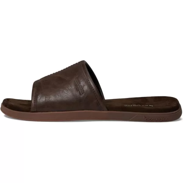 Koolaburra by UGG Mens Treeve Slide SandalChocolate Brown