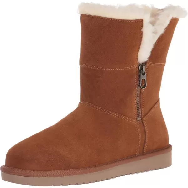 Koolaburra by UGG Womens Aribel Short Mid Calf BootChestnut