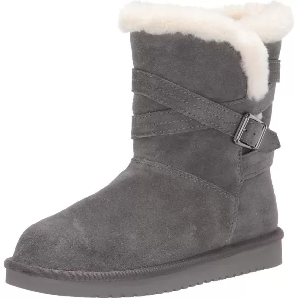 Koolaburra by UGG Womens Delene Short Fashion BootStone Grey