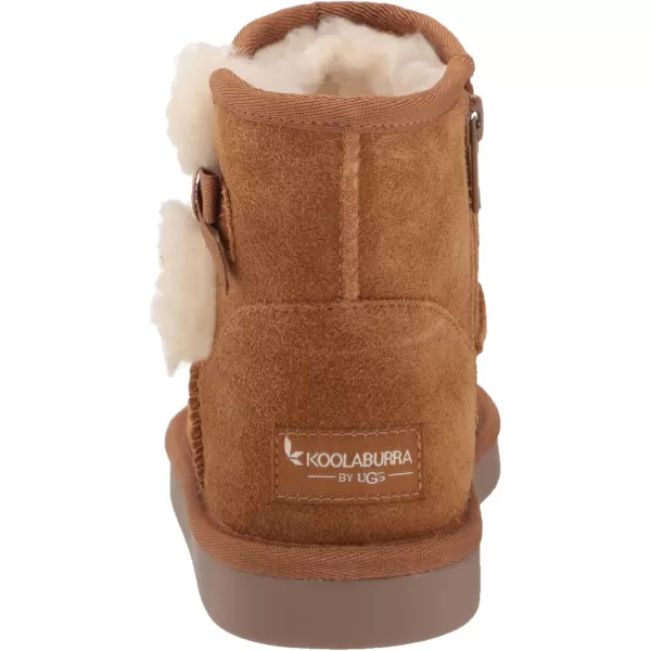 Koolaburra by UGG UnisexChilds Victoria Mini Ankle BootChestnut