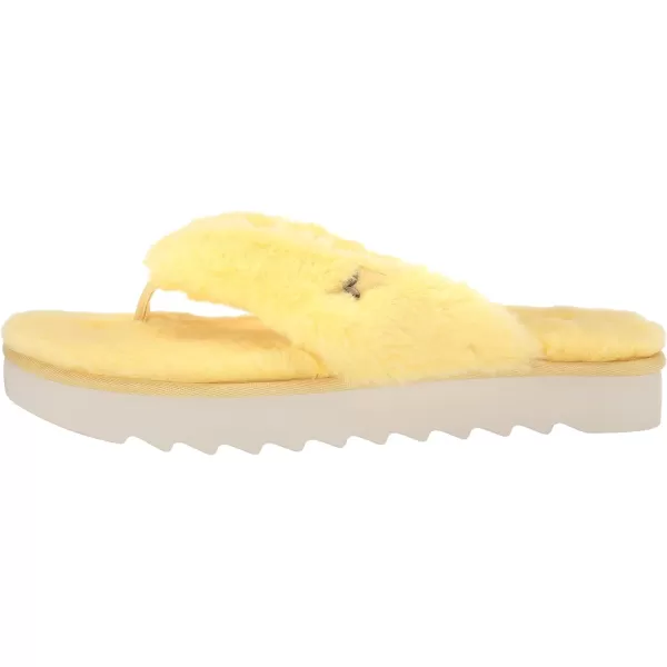 Koolaburra by UGG Womens Furree FlipFlopPale Banana