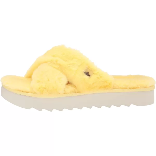 Koolaburra by UGG Womens Fuzzit SandalPale Banana