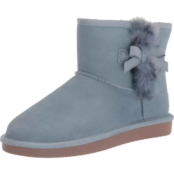 Koolaburra by UGG UnisexChilds Victoria Mini Ankle BootAshley Blue Leopard