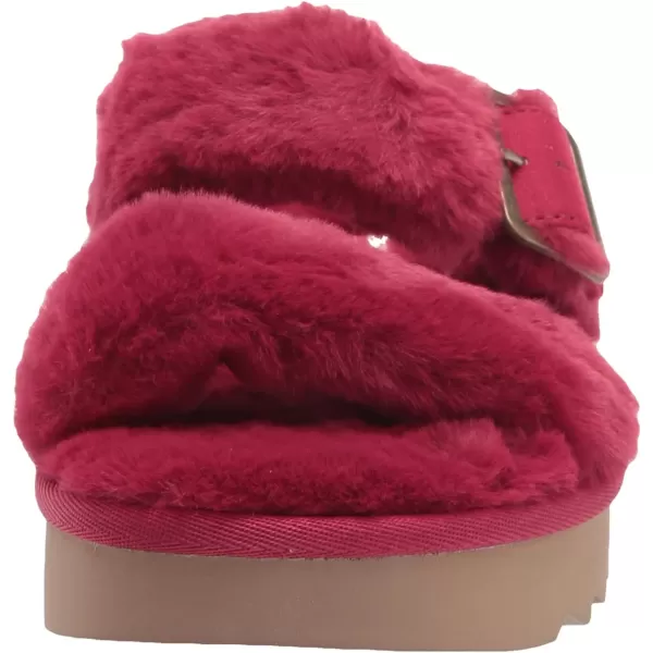 Koolaburra by UGG Womens Furrah Flat SandalBerry Red