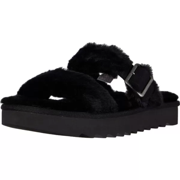 Koolaburra by UGG Womens Furrah Flat SandalBlack