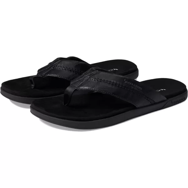 Koolaburra by UGG Mens TREEVE Sandal FlipFlop Black 7Koolaburra by UGG Mens TREEVE Sandal FlipFlop Black 7