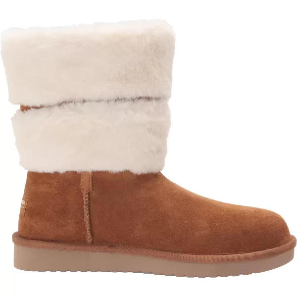 Koolaburra by UGG Womens Dezi Short Mid Calf BootChestnut