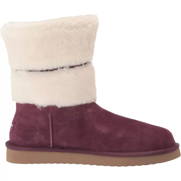 Koolaburra by UGG Womens Dezi Short Mid Calf BootPlum