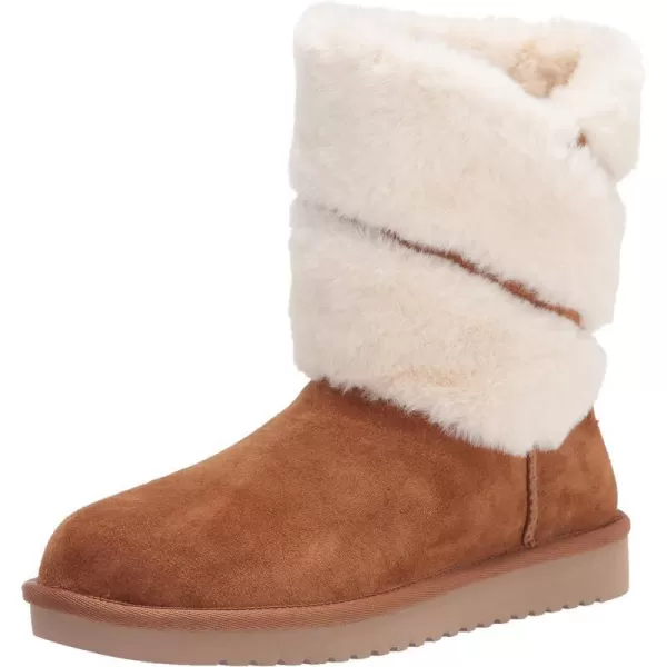 Koolaburra by UGG Womens Dezi Short Mid Calf BootChestnut