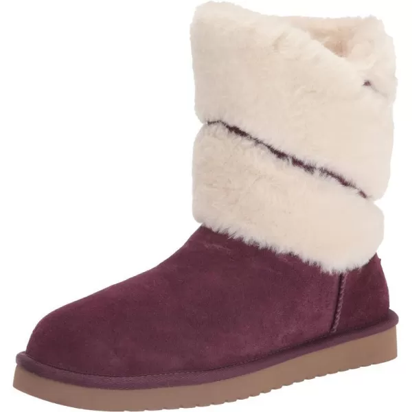 Koolaburra by UGG Womens Dezi Short Mid Calf BootPlum