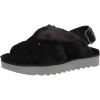 imageKoolaburra by UGG Womens Fuzzee Flat SandalBlack