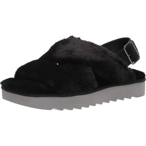 imageKoolaburra by UGG Womens Fuzzee Flat SandalBlack