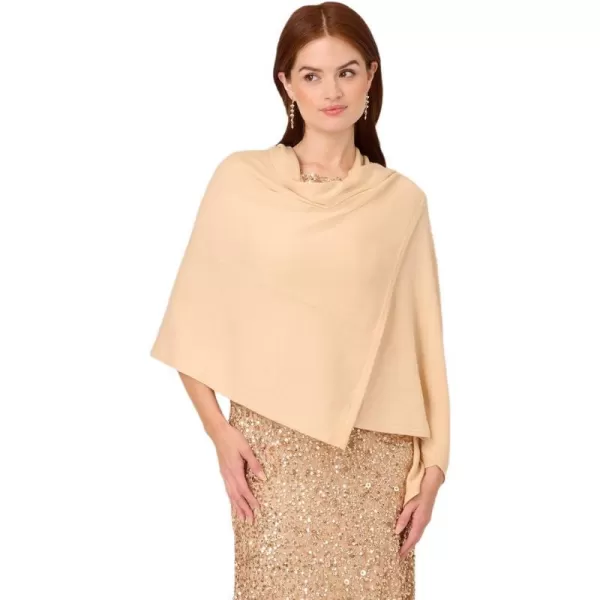 Adrianna Papell Womens Slim SHUG with Hidden Tunnel SleevesBeige