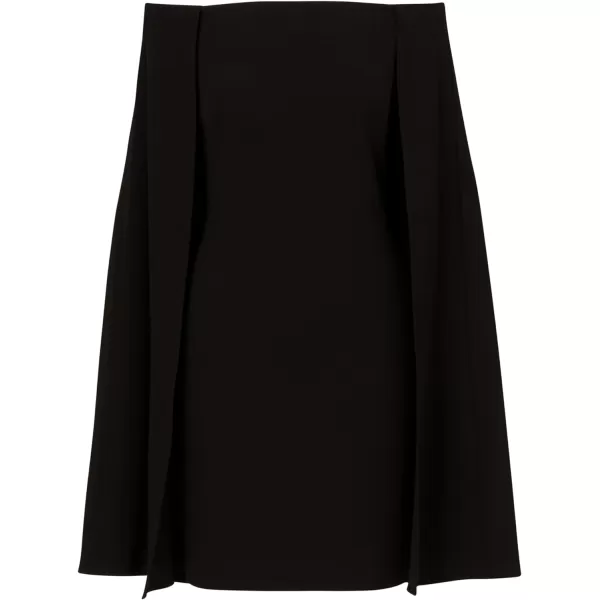 Adrianna Papell Womens Off Shoulder Cape DressBlack