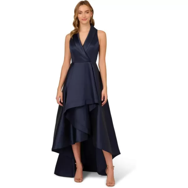 Adrianna Papell Womens Off Shoulder Cape DressMidnight