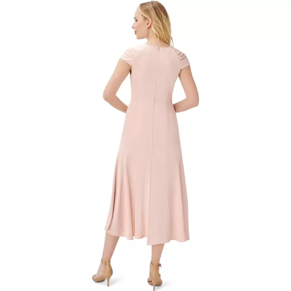 Adrianna Papell Womens Divine Crepe High Low DressJoyful Blush