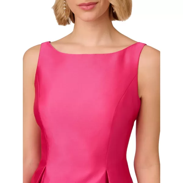 Adrianna Papell Womens Sleeveless Tea Length DressElectric Pink