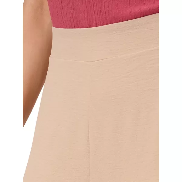 Adrianna Papell Womens Textured Satin Pull on PantBamboo