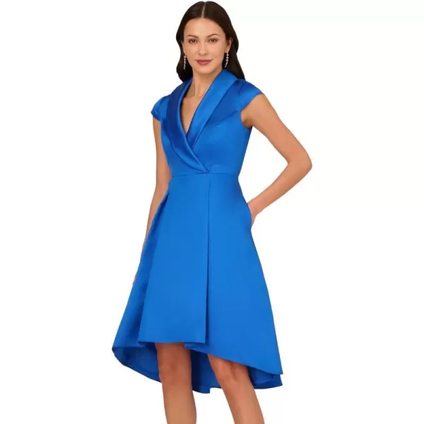 Adrianna Papell Womens HighLow Cocktail DressUltra Blue