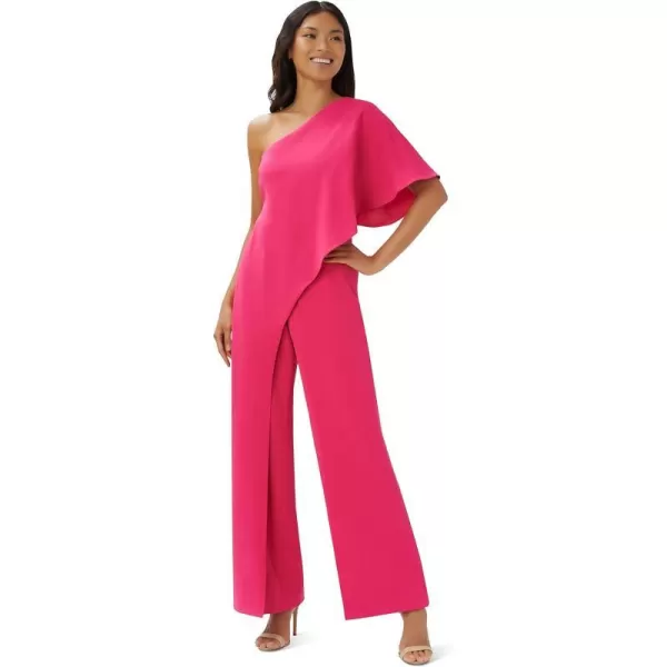 Adrianna Papell Womens One Shoulder Jumpsuit Watermelon BlissAdrianna Papell Womens One Shoulder Jumpsuit Watermelon Bliss