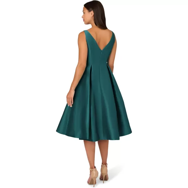Adrianna Papell Womens Sleeveless Tea Length DressLily Teal