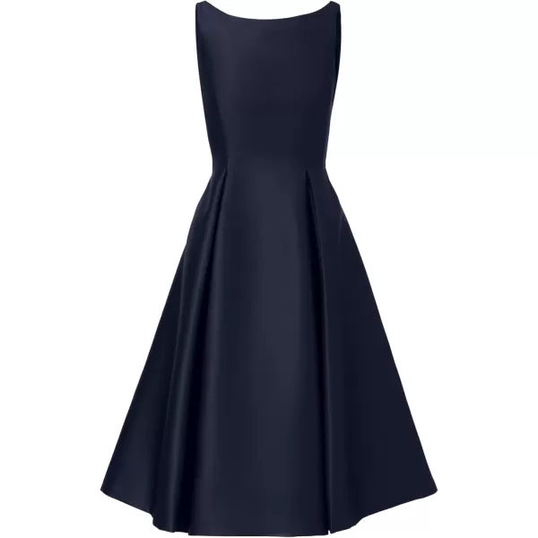 Adrianna Papell Womens Sleeveless Tea Length DressMidnight