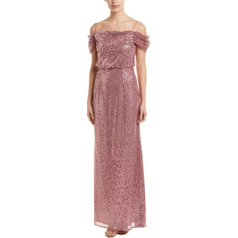 imageAdrianna Papell Womens Sequin Long DressRose