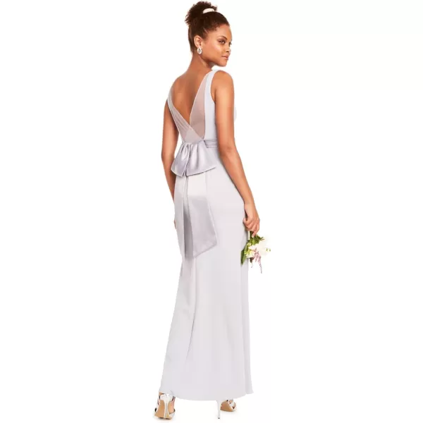 imageAdrianna Papell Womens Knit Crepe DressBridal Silver