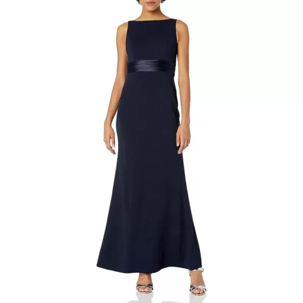 imageAdrianna Papell Womens Knit Crepe DressMidnight