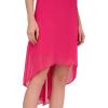 imageAdrianna Papell Womens Chiffon Overlay Draped DressCabaret Pink