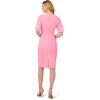 imageAdrianna Papell Womens Knit Crepe Pearl Midi DressCherry Blossom