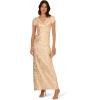 imageAdrianna Papell Womens Matelasse Long DressChampagneGold