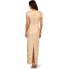 imageAdrianna Papell Womens Matelasse Long DressChampagneGold