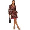 imageAdrianna Papell Womens Printed Short DressBlack Multi