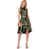 imageAdrianna Papell Womens Ruffle Jacquard DressHunter