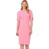 imageAdrianna Papell Womens Knit Crepe Pearl Midi DressCherry Blossom